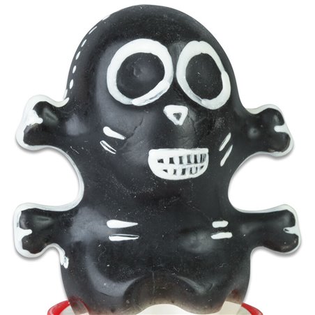 Condomerie - Preservativo Dipinto a Mano Modello Teschio Nero 1