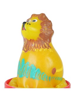 Condomerie - Hand-Painted Condom Sitting Lion Model