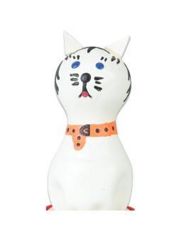 Condomerie - Hand-Painted Condom White Cat Model