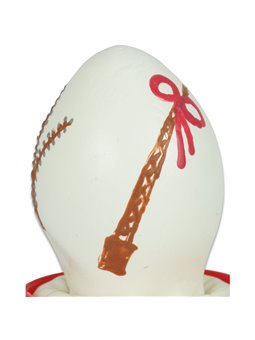 Condomerie - Hand-Painted Condom White Easter Egg Model