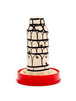 Condomerie - Preservativo Dipinto a Mano Modello Torre di Pisa