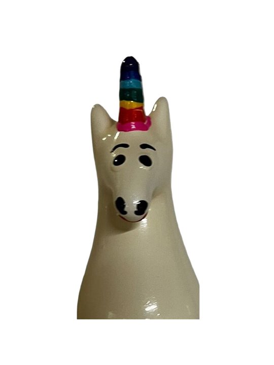 Condomerie - Hand-Painted Condom, Rainbow Unicorn Model