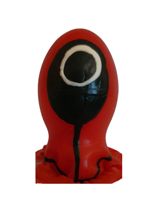 Condomerie - Preservativo Dipinto a Mano Modello Squid Game Cerchio