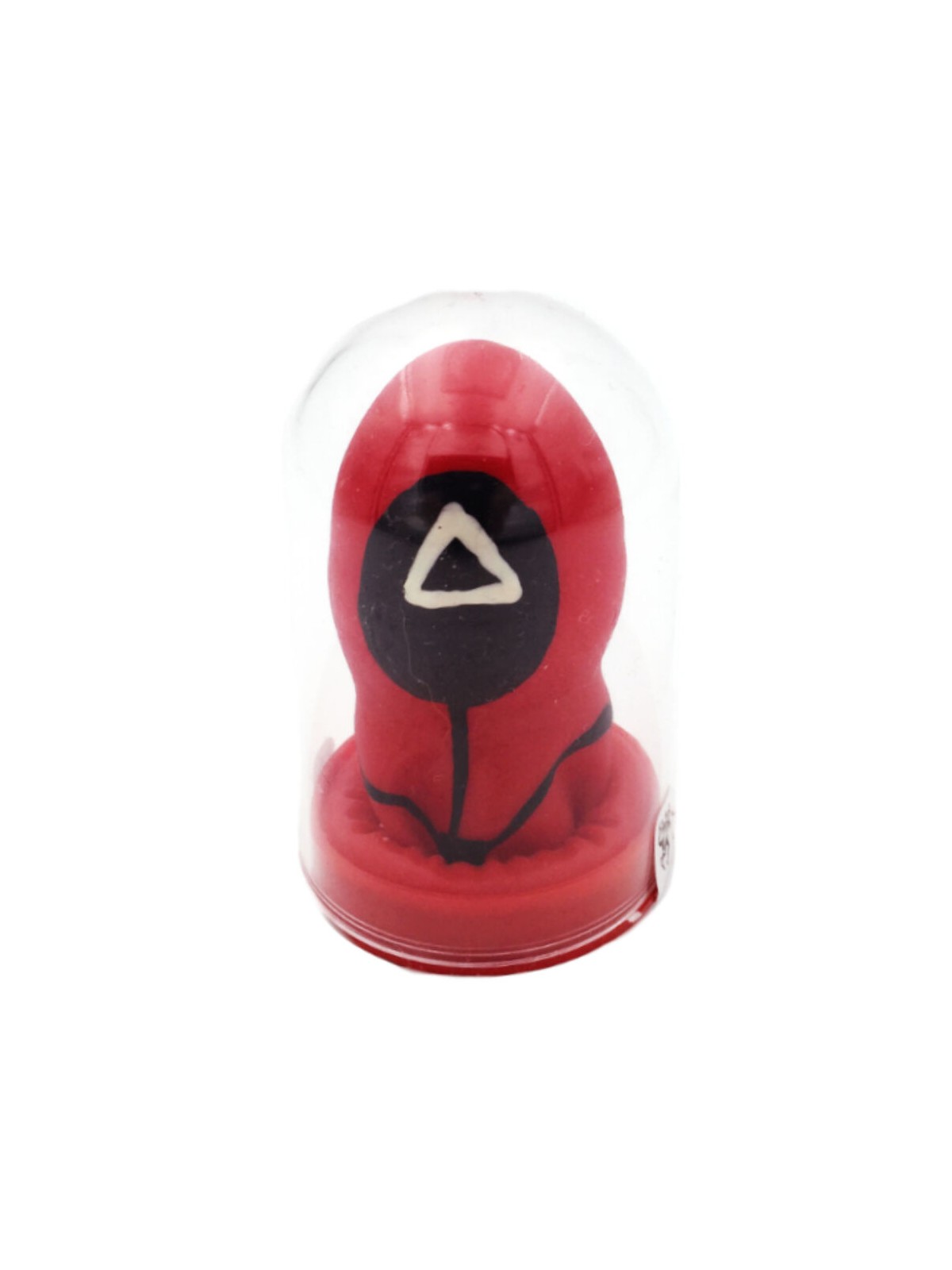 Condomerie - Hand-Painted Condom, Squid Game Triangle Design