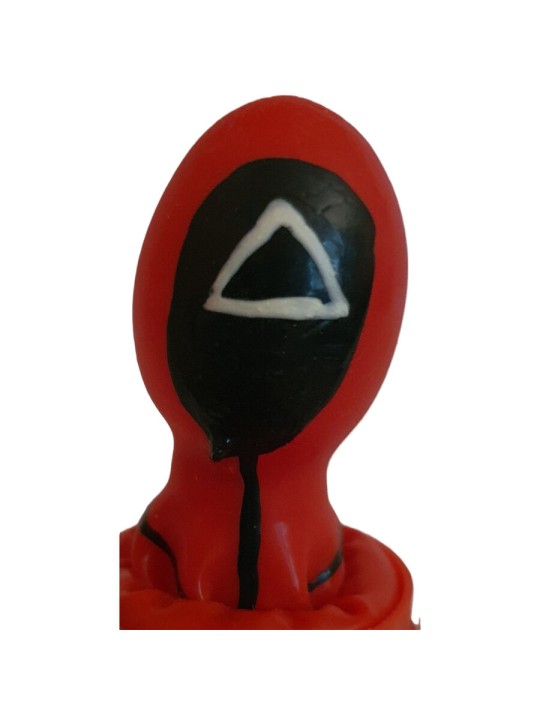 Condomerie - Preservativo Dipinto a Mano Modello Squid Game Triangolo