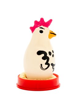 Condomerie - Preservativo Dipinto a Mano Modello Cocky Rooster