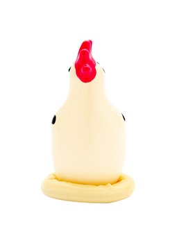 Condomerie - Preservativo Dipinto a Mano Modello Cocky Rooster