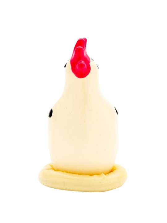 Condomerie - Preservativo Dipinto a Mano Modello Cocky Rooster
