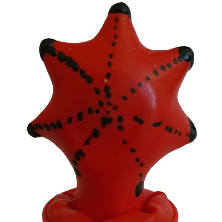 Condomerie - Hand-Painted Condom, Starfish Design
