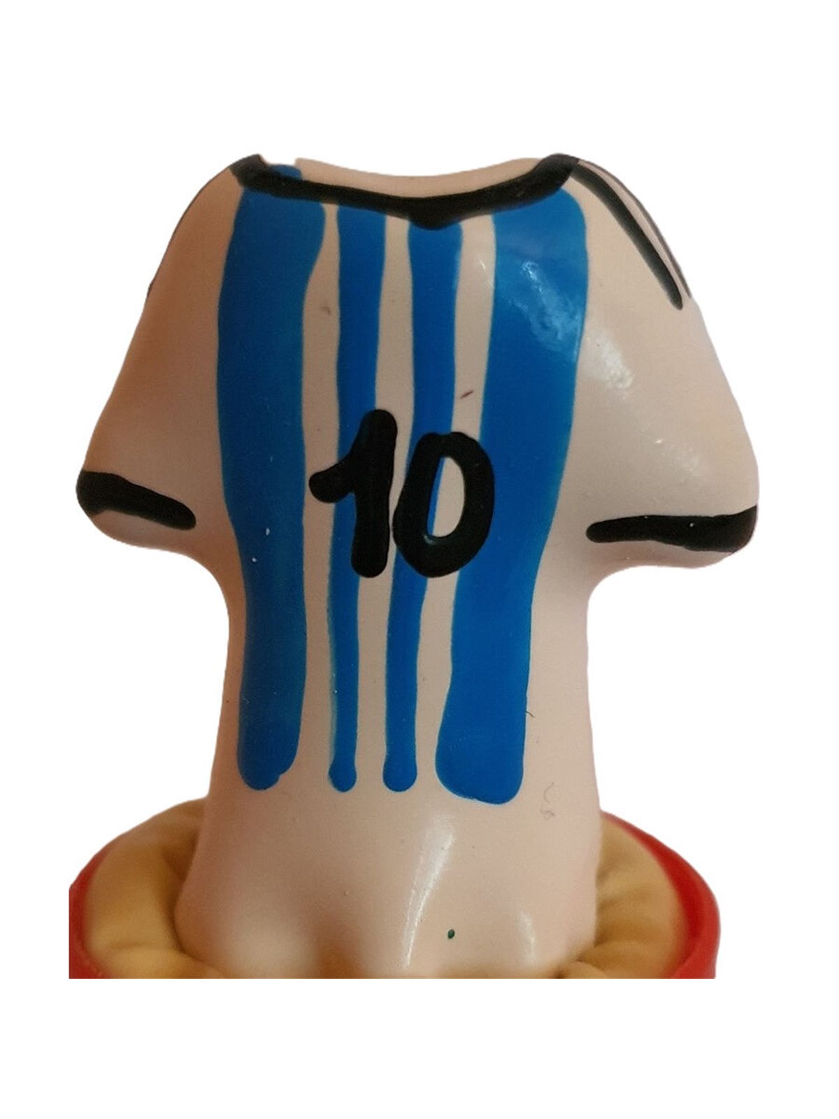 Condomerie - Hand-Painted Condom, Messi Shirt No. 10 Design