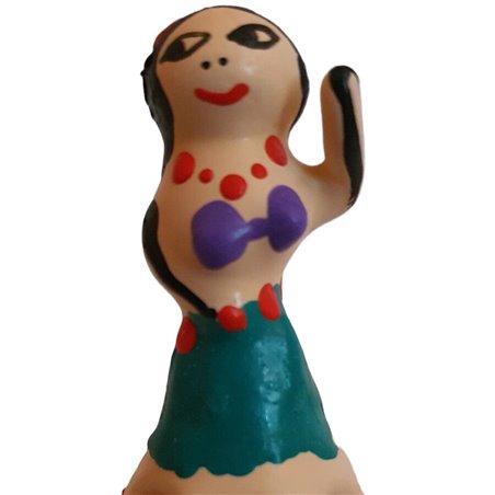 Condomerie - Hand-Painted Condom, Hula Girl Design