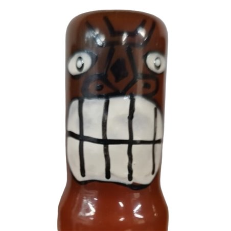 Condomerie - Hand-Painted Condom, Tiki Totem Friki Model