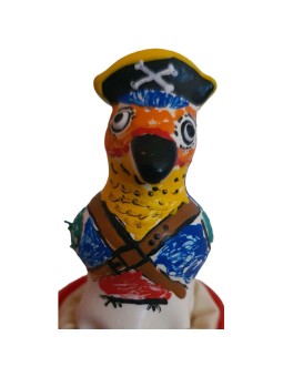 Condomerie - Hand-Painted Condom, Captain Parrot Model