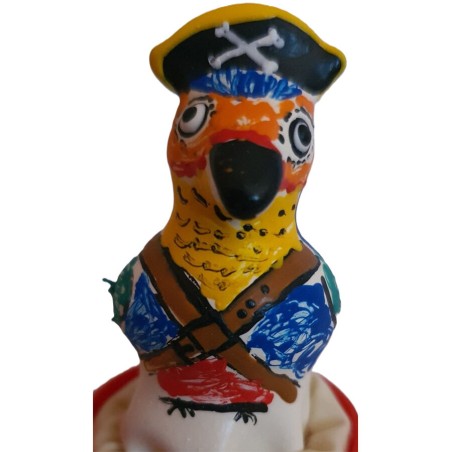 Condomerie - Hand-Painted Condom, Captain Parrot Model