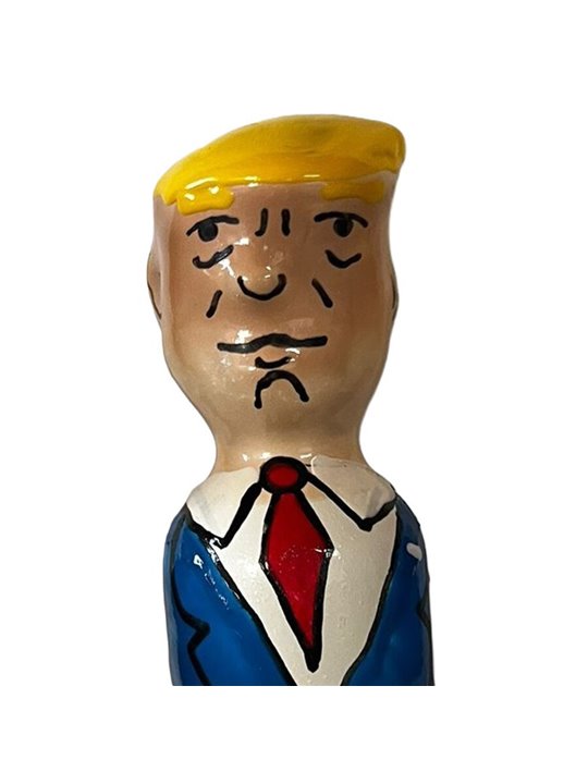 Condomerie - Hand-Painted Condom, Grumpy Trump Model