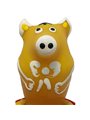 Condomerie - Hand-Painted Condom Model Yellow Sitting Pig