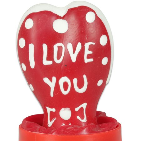 Condomerie - Hand-Painted Condom, Heart (I Love You) Model 2