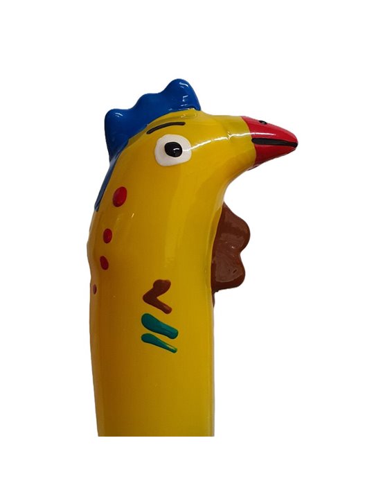 Condomerie - Hand-Painted Condom, Rooster XL Design