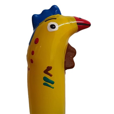 Condomerie - Hand-Painted Condom, Rooster XL Design