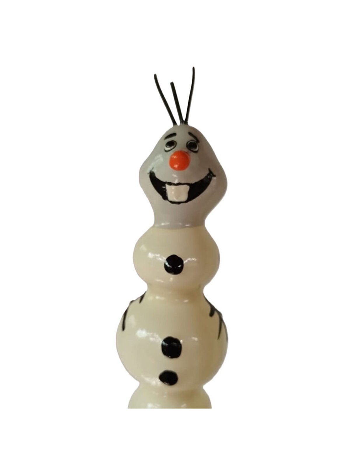Condomerie - Hand-Painted Condom, Snowman XL Model