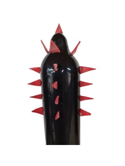 Condomerie - Preservativo Dipinto a Mano Modello Cactus Nero XL