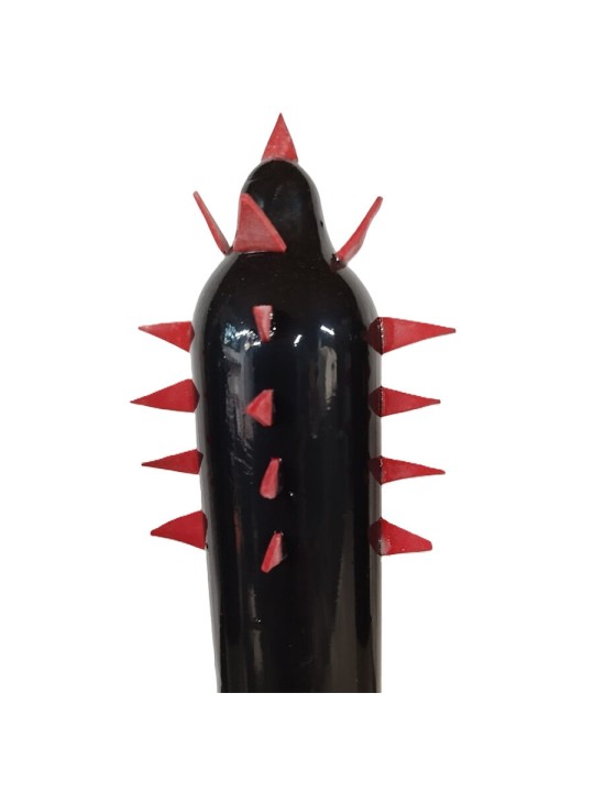 Condomerie - Preservativo Dipinto a Mano Modello Cactus Nero XL