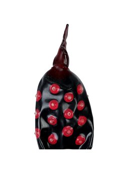 Condomerie - Hand-Painted Condom, Black Fakir XL Model