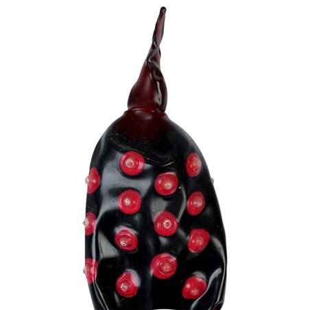 Condomerie - Hand-Painted Condom, Black Fakir XL Model