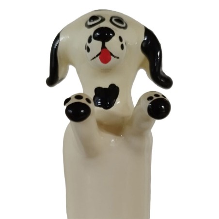 Condomerie - Preservativo Dipinto a Mano Modello Happy White Dog XL