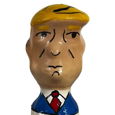 Condomerie - Hand-Painted Condom, Grumpy Trump XL Model