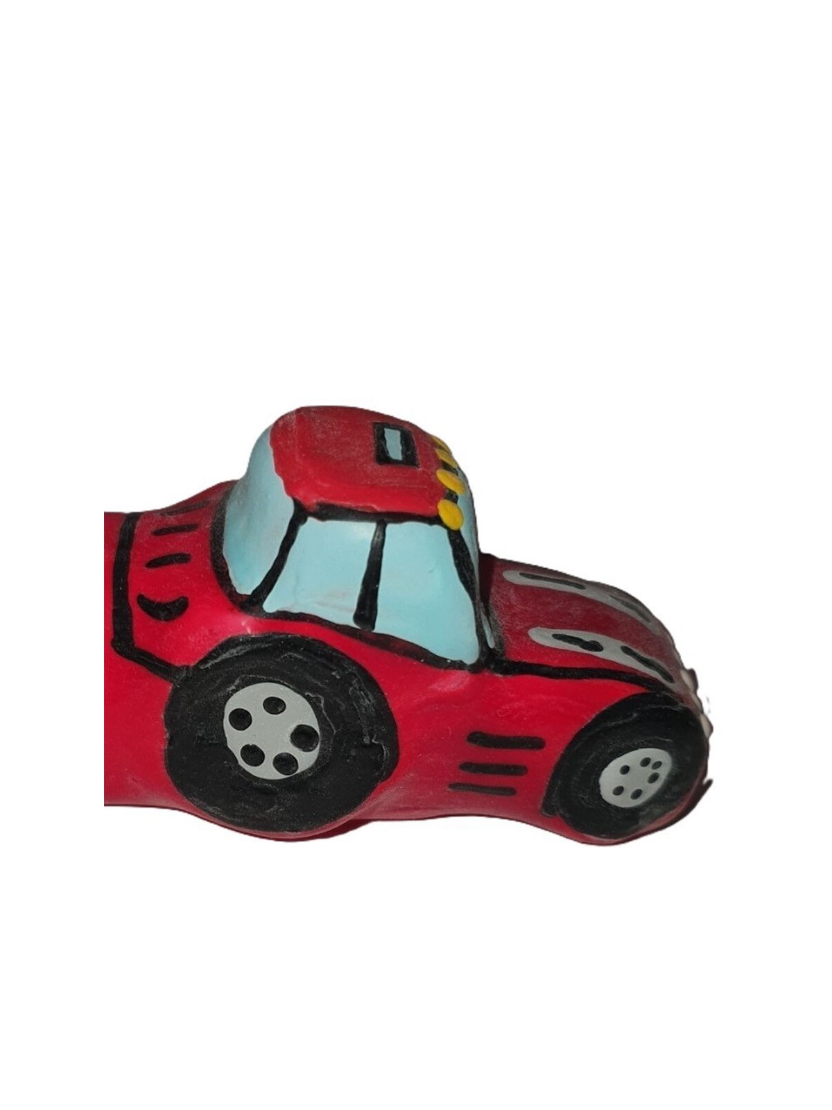 Condomerie - Hand-Painted Condom, Red Tractor XL Model