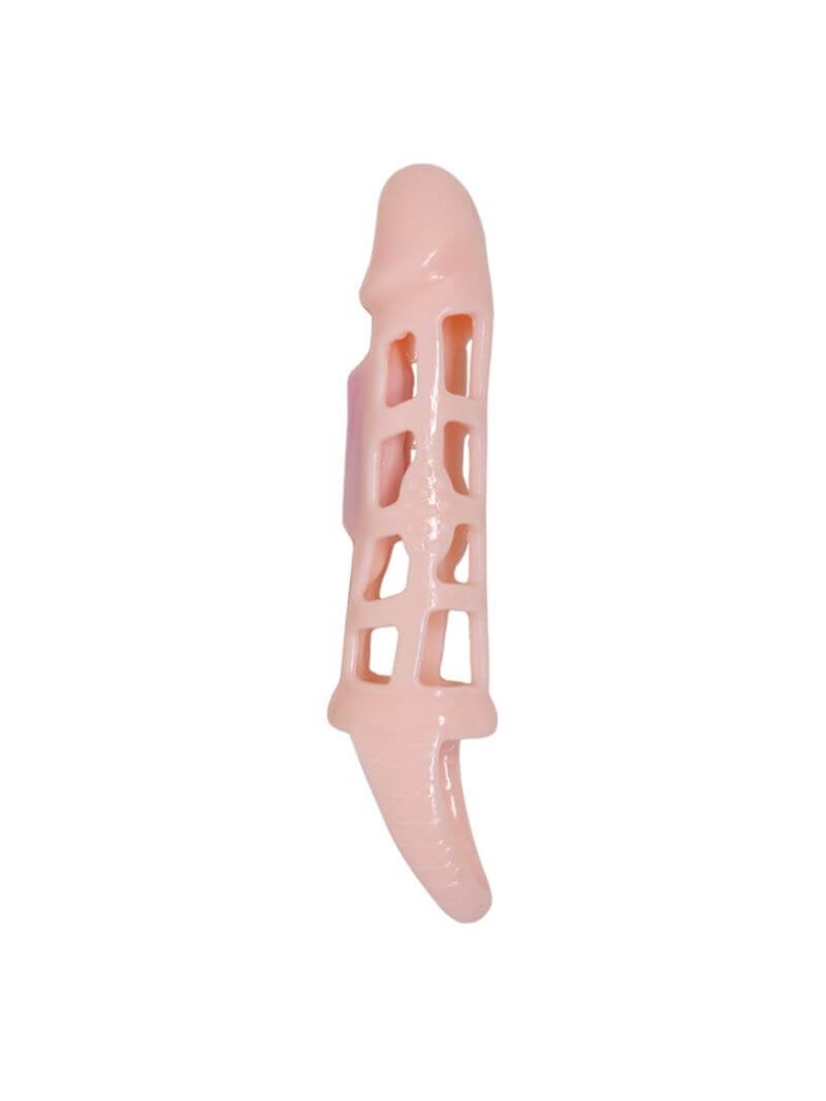 Baile - Penis Extender Cover with Vibration and Natural Strap 13.5 CM