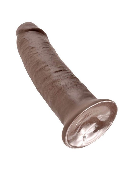 King Cock - 10 Dildo Brown 25.4 CM