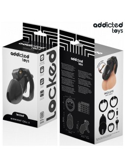 Addicted Toys Locked Mindnight Cell S - Gabbia Fallica con Serratura