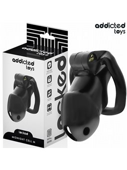 Addicted Toys Locked Mindnight Cell M - Gabbia Fallica con Serratura
