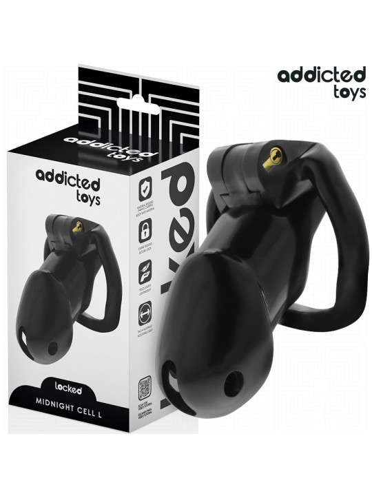 Addicted Toys Locked Mindnight Cell L - Gabbia Fallica con Serratura