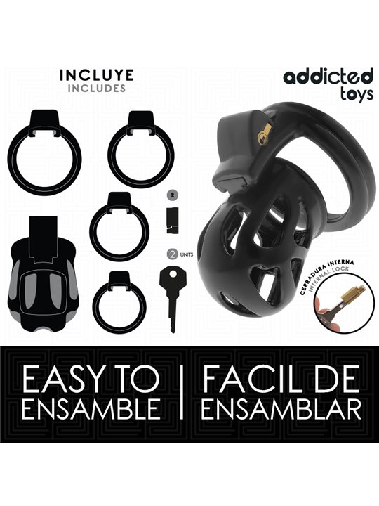 Addicted Toys Locked Silent Keep - Gabbia Fallica con Serratura