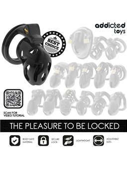 Addicted Toys Locked Sealed Crypt - Gabbia Fallica con Serratura
