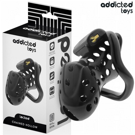 Addicted Toys Locked Chained Hollow - Gabbia Fallica con Serratura