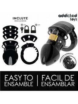 Addicted Toys Locked Chastity Depths - Gabbia Fallica con Serratura