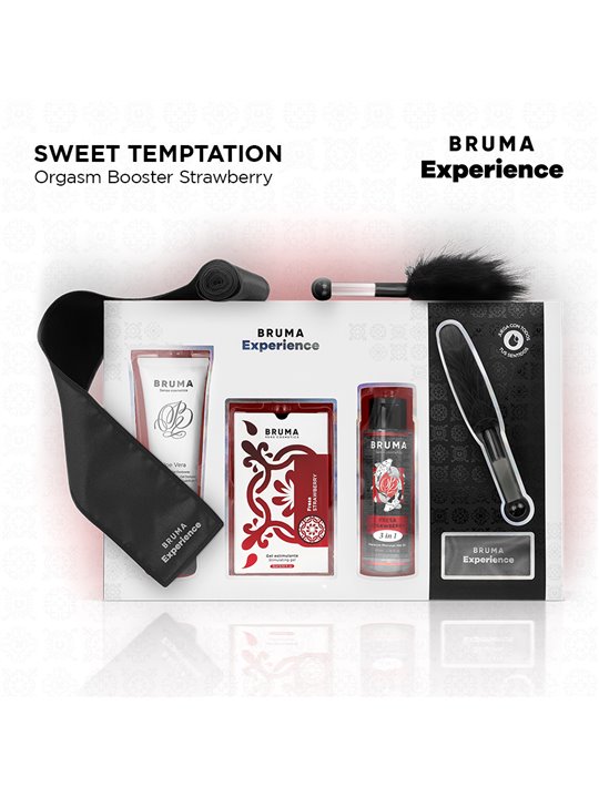 Bruma Xperience - Kit Sweet Temptation Orgasm Booster Aroma Fragola