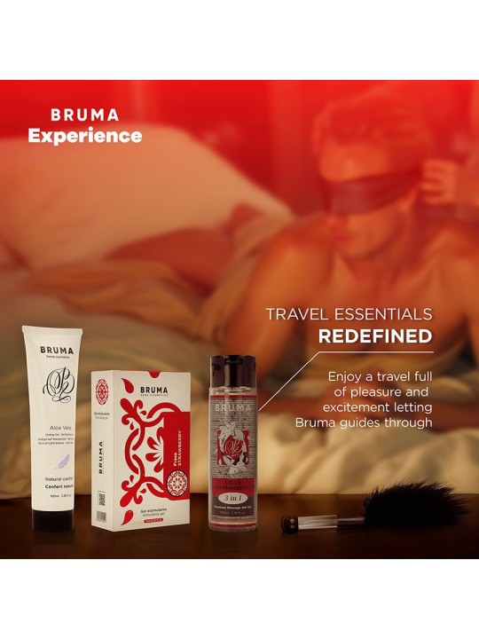 Bruma Xperience - Kit Sweet Temptation Orgasm Booster Aroma Fragola