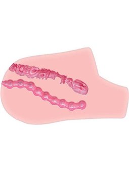 Act Nasty Nympho Bouncer - Masturbatore Uomo Realistico Ano e Vagina con Vibrazione