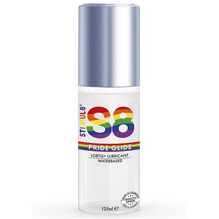 Stimul8 S8 Pride Glide - Lubrificante Intimo a Base d'Acqua 125 ML