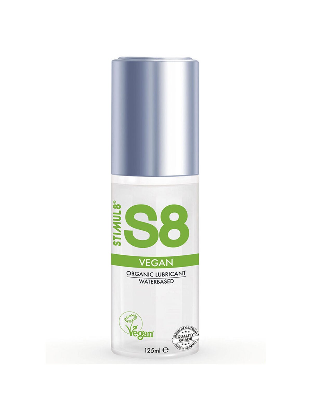 Stimul8 S8 Vegan - Lubrificante Organico a Base d'Acqua 125 ML