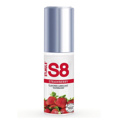 Stimul8 S8 - Strawberry Flavoured Water-Based Intimate Lubricant 50 ML