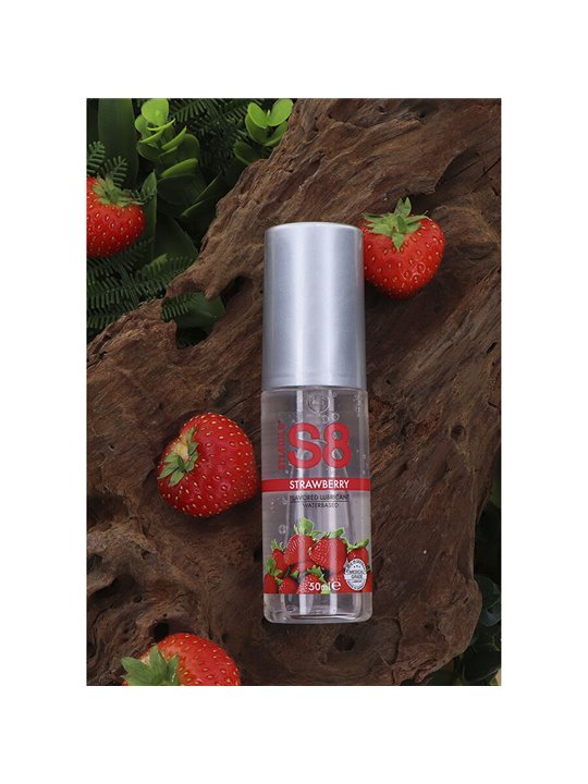 Stimul8 S8 - Strawberry Flavoured Water-Based Intimate Lubricant 50 ML
