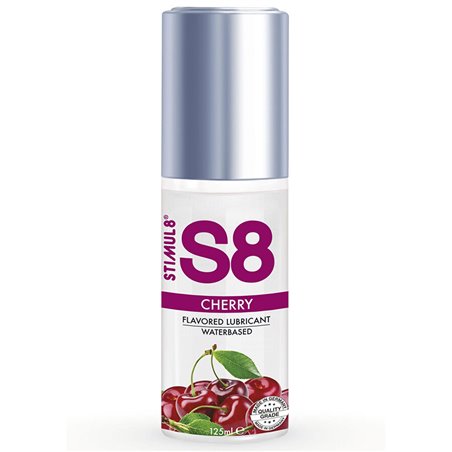 Stimul8 S8 - Water-Based Intimate Lubricant with Cherry Flavour 125 ML