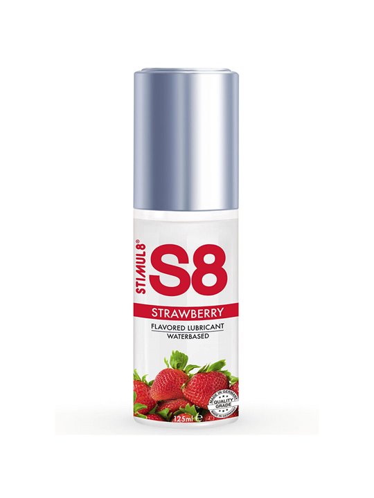Stimul8 S8 - Lubrificante Intimo a Base d'Acqua Aroma Fragola 125 ML