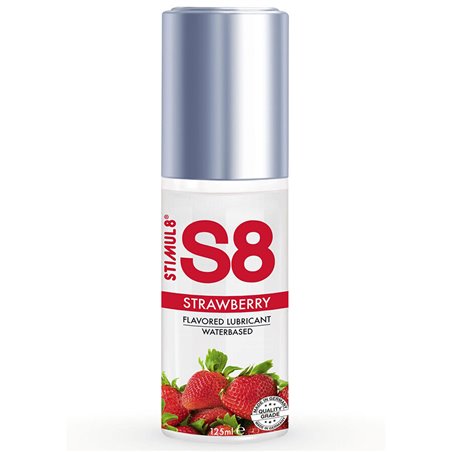 Stimul8 S8 - Lubrificante Intimo a Base d'Acqua Aroma Fragola 125 ML